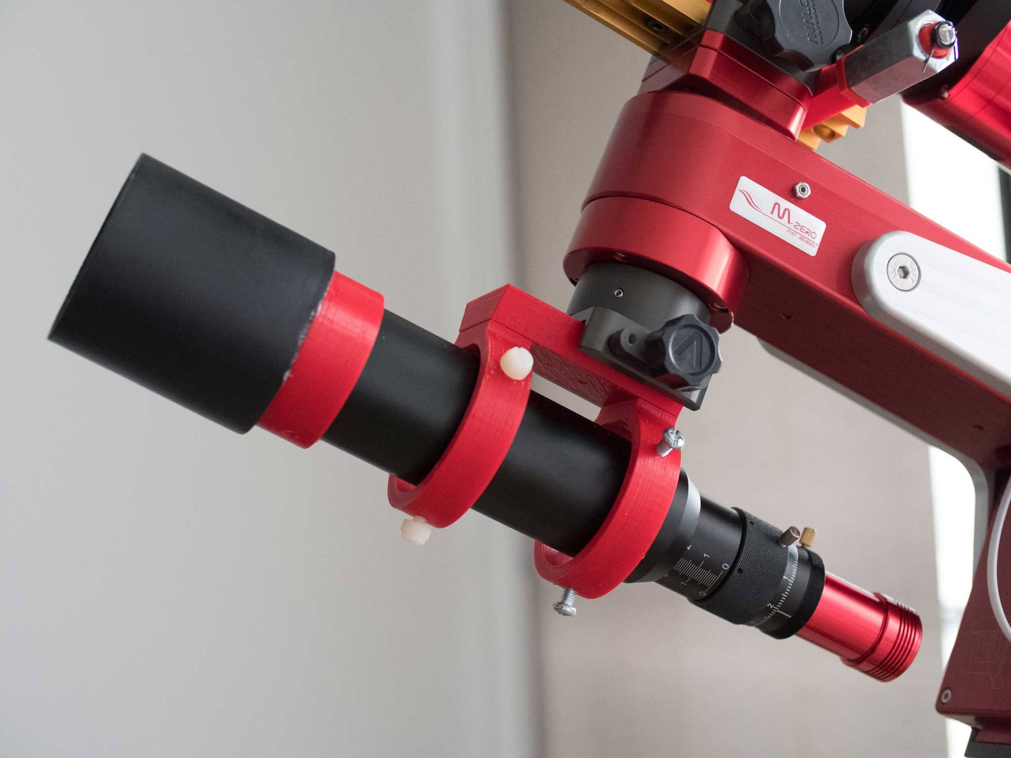 3D printed brackets for Avalon M Zero guide scope