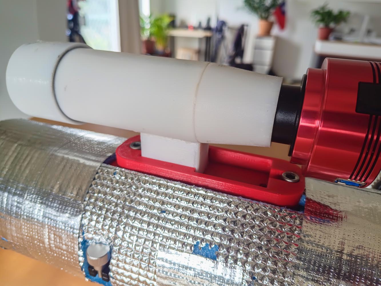 3D printed bracket for WOGT71 guide scope