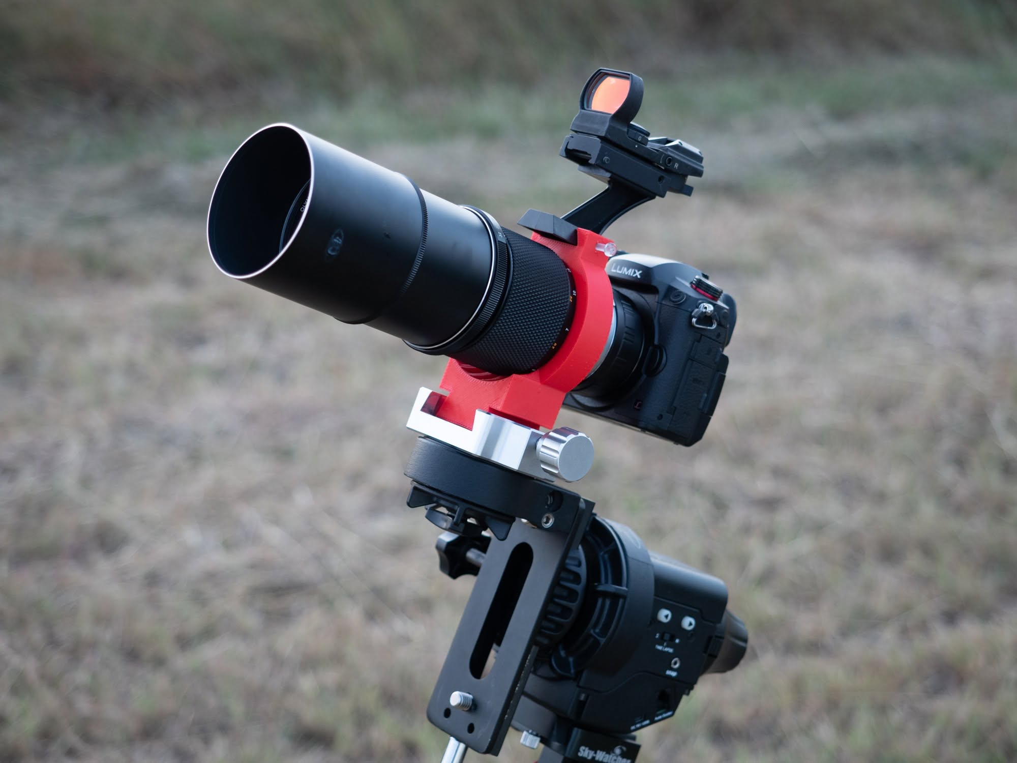 3D printed bracket for Olympus 300mm F4.5 lens